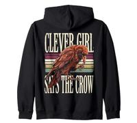 Une Fille Intelligente Dit « The Crow Raven Bird » Sweat à Capuche