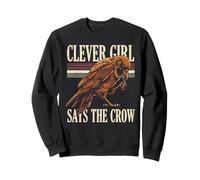 Une Fille Intelligente Dit « The Crow Raven Bird » Sweatshirt