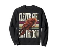 Une Fille Intelligente Dit « The Crow Raven Bird » Sweatshirt