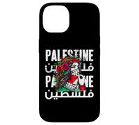 Une fille palestinienne avec un bandana palestinien Palestine Coque pour iPhone 14