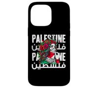 Une fille palestinienne avec un bandana palestinien Palestine Coque pour iPhone 14 Pro Max
