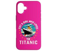 Une Fille Qui Adore Les RMS Titanic Girls Coque pour iPhone 16 Plus