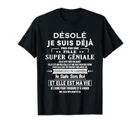 Une Fille SUPER GÉNIALE Elle Est Née En Août T-Shirt