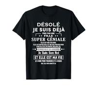 Une Fille SUPER GÉNIALE Elle Est Née En Avril T-Shirt