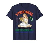 Une Fille Vierge est née Le 12 Septembre Joyeux Anniversaire à Moi T-Shirt