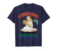 Une Fille Vierge est née Le 1er Septembre Joyeux Anniversaire à Moi T-Shirt
