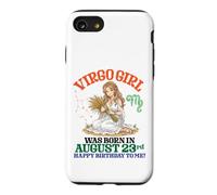 Une Fille Vierge est née Le 23 août Joyeux Anniversaire à toi Coque pour iPhone SE (2020) / 7/8