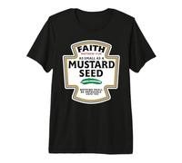 Une Foi Aussi Petite qu'une Graine de Moutarde Matthieu 17:20 T-Shirt Haut de Gamme