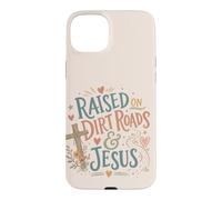 Une Foi campagnarde élevée sur des chemins de Terre et Jésus Coque pour iPhone 15 Plus