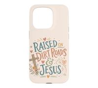 Une Foi campagnarde élevée sur des chemins de Terre et Jésus Coque pour iPhone 15 Pro