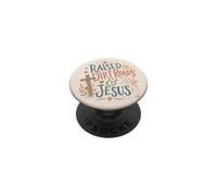 Une Foi campagnarde élevée sur des chemins de Terre et Jésus PopSockets PopGrip Adhésif