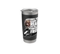 Une fois que vous apprenez à lire Frederick Douglass Gobelet isotherme en acier inoxydable double paroi