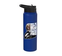 Une fois que vous apprenez à lire Frederick Douglass Stainless Steel Insulated Water Bottle