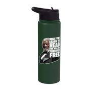 Une fois que vous apprenez à lire Frederick Douglass Stainless Steel Insulated Water Bottle