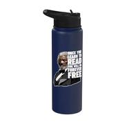 Une fois que vous apprenez à lire Frederick Douglass Stainless Steel Insulated Water Bottle
