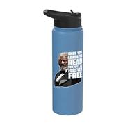 Une fois que vous apprenez à lire Frederick Douglass Stainless Steel Insulated Water Bottle