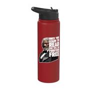 Une fois que vous apprenez à lire Frederick Douglass Stainless Steel Insulated Water Bottle