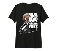 Une Fois Que Vous apprenez à Lire Frederick Douglass T-Shirt Haut de Gamme