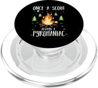 Une Fois Un Scout, Toujours Un Scout pyromane PopSockets PopGrip pour MagSafe
