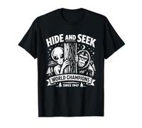Une forêt Extraterrestre de Bigfoot Rencontre Un Art mystérieux et cryptique Amusant sur Un OVNI T-Shirt