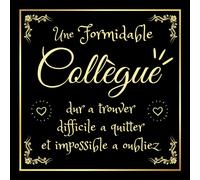 Une formidable collègue dur a trouver difficile a quitter et impossible a oubliez: livre d'or depart collegue travail, à personnaliser des photos et ... d’aurevoir pour un collègue ou chef