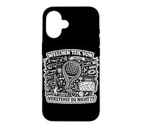 Une Formule Mathématique Amusante sur Le Padel - Entraîneur Coque pour iPhone 16