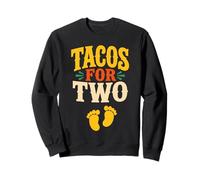 Une Future mère Adore Les Tacos pour Deux grossesses Amusantes Sweatshirt