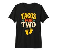 Une Future mère Adore Les Tacos pour Deux grossesses Amusantes T-Shirt Haut de Gamme