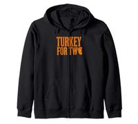 Une Future mère Aime la Turquie Pendant Deux grossesses Amusantes Sweat à Capuche