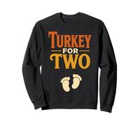 Une Future mère Aime la Turquie Pendant Deux grossesses Amusantes Sweatshirt
