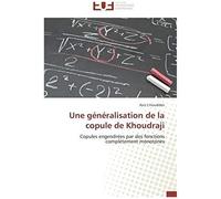 Une Généralisation De La Copule De Khoudraji