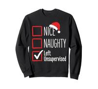 Une Gentille Coquine de Noël a quitté la Famille du Père Noël sans Surveillance Sweatshirt