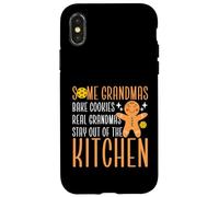 Une Grand-mère drôle de Pickleball Fait du Sport et Certaines Grands-mères Font des Biscuits Coque pour iPhone X/XS
