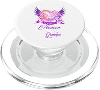 Une Grande Partie de Mon cœur est au Paradis et C'est Mon Grand-père PopSockets PopGrip pour MagSafe