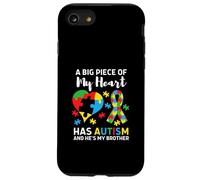 Une Grande Partie de Mon cœur est autiste et C'est Mon frère Coque pour iPhone SE (2020) / 7/8