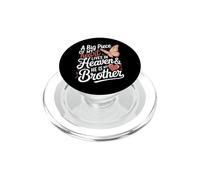 Une Grande Partie de Mon cœur VIT au Paradis et C'est Mon frère PopSockets PopGrip pour MagSafe