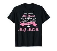 Une Grande Partie de Mon cœur VIT au Paradis et Elle est ma mère T-Shirt