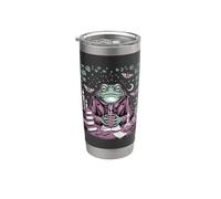Une grenouille prépare une potion de minuit Gobelet isotherme en acier inoxydable double paroi
