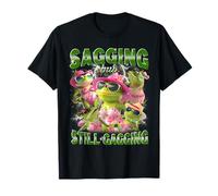 Une grenouille qui s'affaisse mais qui bâillonne toujours une grenouille embarrassante pour femmes T-Shirt