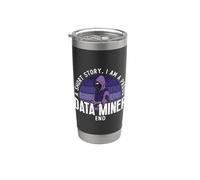 Une histoire courte Je suis fier d'être un analyste en exploration de données Data Miner Gobelet isotherme en acier inoxydable double paroi
