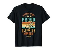 Une Histoire Courte Je suis Un Fier Chasseur de Crocodiles Chasseur d'alligators T-Shirt Graphique avec Valeur