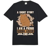Une Histoire Courte : Je suis Un Fier Hamster, propriétaire de Gerbille, Amateur de gerbilles Comfort Colors Adult Heavyweight T-Shirt