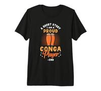 Une Histoire Courte Je suis Un Fier percussionniste de Conga Joueur de Conga T-Shirt Haut de Gamme
