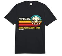 Une Histoire Courte Je suis Un spécialiste de la Science des données et de l'intelligence Artificielle Comfort Colors Adult Heavyweight T-Shirt