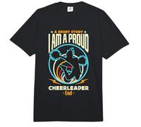 Une Histoire Courte Je suis Une fière entraîneure de Cheerleading Cheerleader Comfort Colors Adult Heavyweight T-Shirt