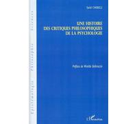 Une histoire des critiques philosophiques de la psychologie