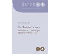 Une histoire du sens Panorama de la sémantique linguistique depuis Bréal - Pierre Larrivée - Peter Lang - broché - Etude
