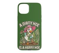 Une houe Sale est Une houe Heureuse Jardinage Coque pour iPhone 15 Plus