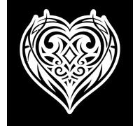 une icône de style glyphe du signe du yoga Stickers muraux en vinyle 67.2x70.2cm Peinture murale artistique Blanc