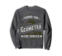 Une idée Cadeau Geometra Che Spacca pour Un Homme géométrique Sweatshirt